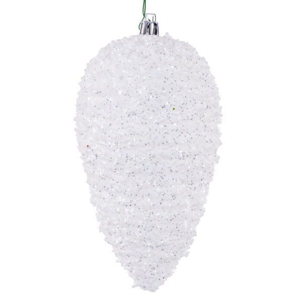 The Holiday Aisle® Vickerman 7" Glitter Pinecone. Wayfair